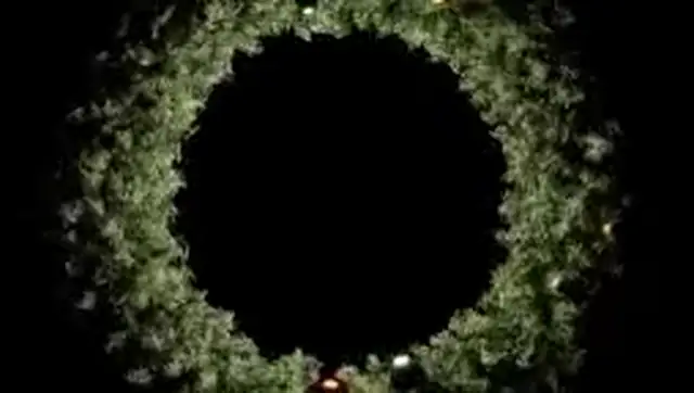 Christmas Wreath evidence frame 2